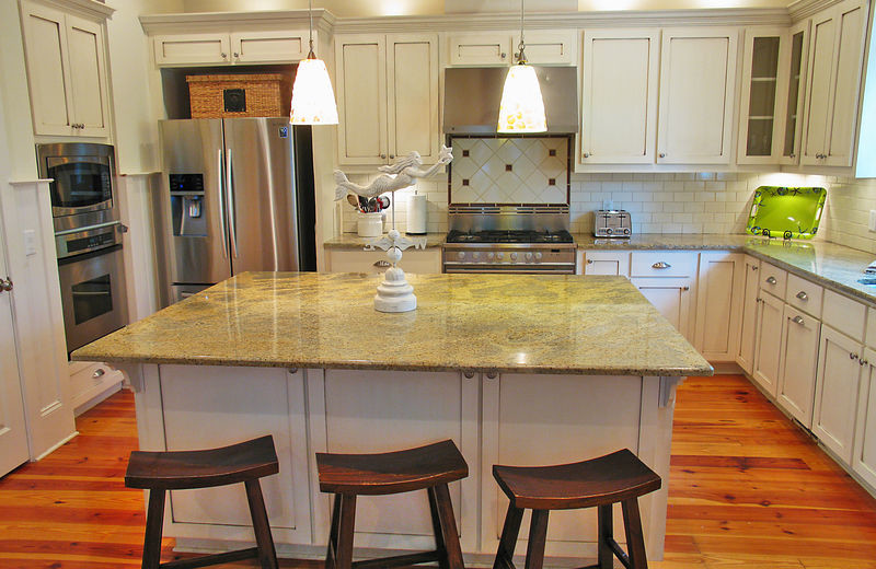 Rental kitchen at Exclusive Properties - Isle of Palms.