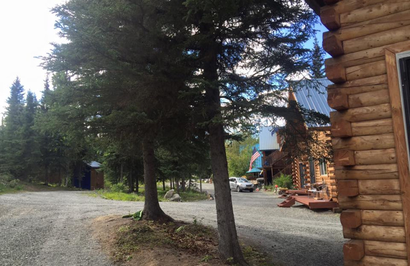 Exterior view of Kenai Magic Lodge.