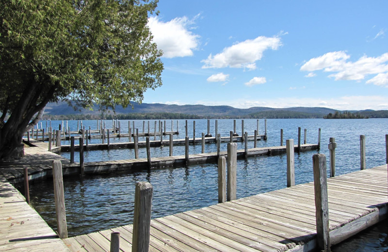 Fishing pier at The Depe Dene Resort.