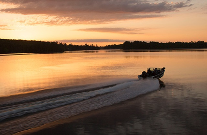 Boating at Ash-Ka-Nam Resort.