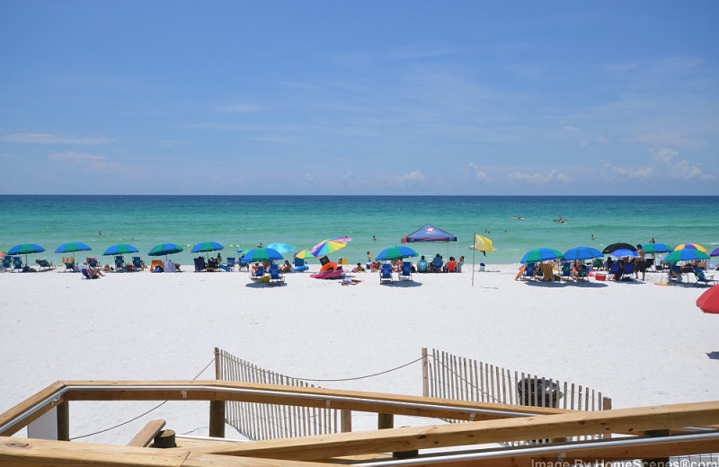 The beach at Sandpiper Cove.