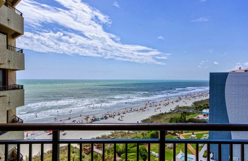 Balcony view at Ocean Reef Resort.