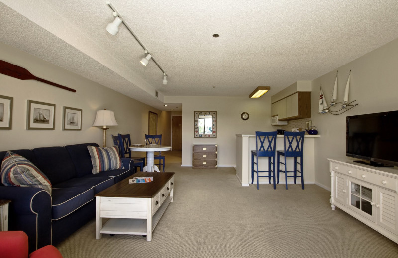 Vacation rental interior at Edgewater Inn on the Harbor.