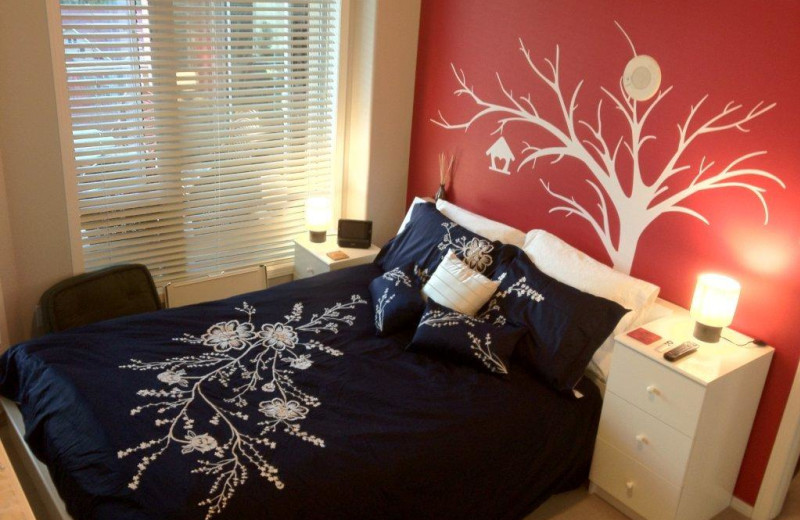 Rental bedroom at realTopia Vacation Rentals.