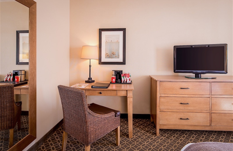 Guest room at Westport Inn.