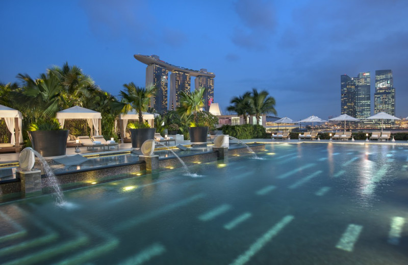 Outdoor pool at The Oriental.