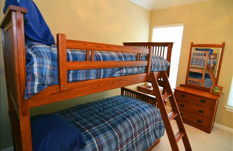 Rental bunk beds at Lake Travis & Co.
