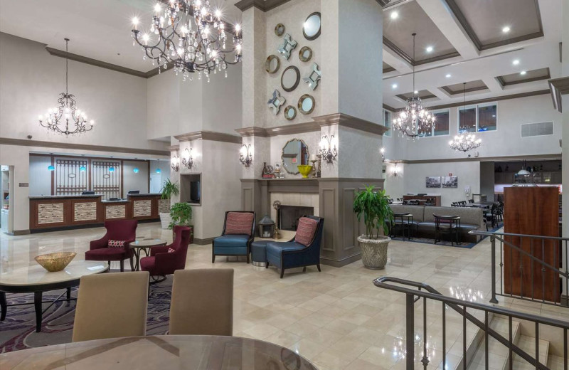 Lobby at Homewood Suites New Orleans.