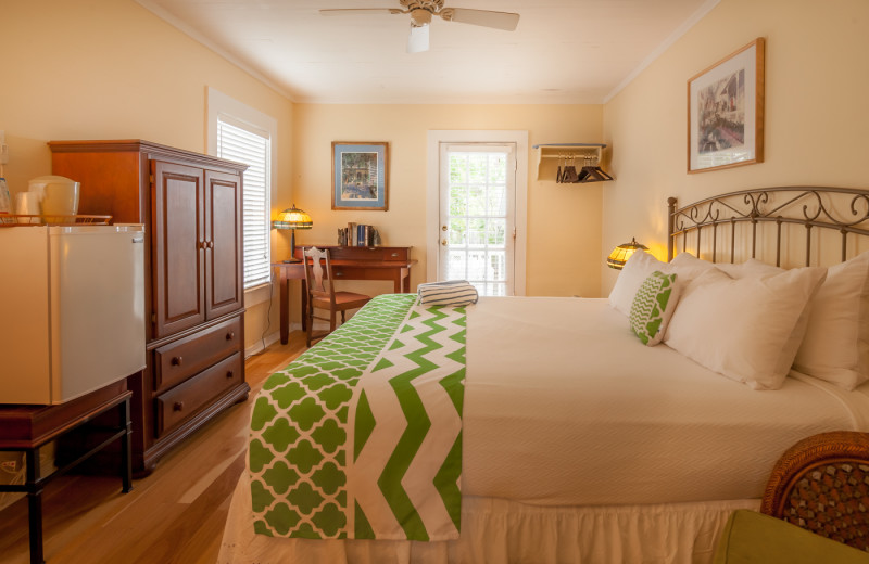 Guest room at Garden House Bed & Breakfast.