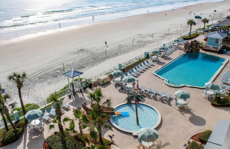 Outdoor pool at Grand Seas Resort.