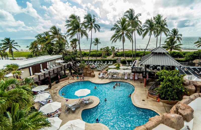 Pool at The Alexander All Suite Oceanfront Resort.