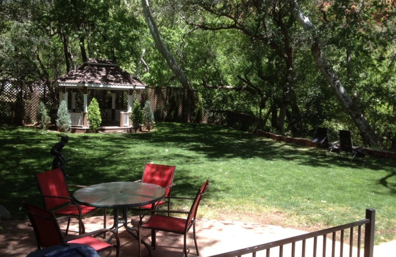 Gazebo at Old Creek Resort.