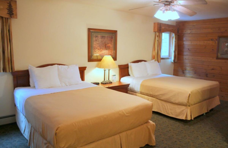 Guest room at Box Canyon Lodge & Hot Springs.