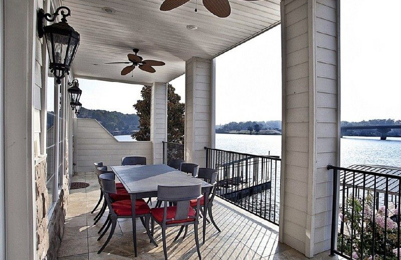 Rental balcony at BlueSky Vacation Homes.