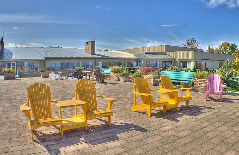 Patio at Old Orchard Inn & Spa.