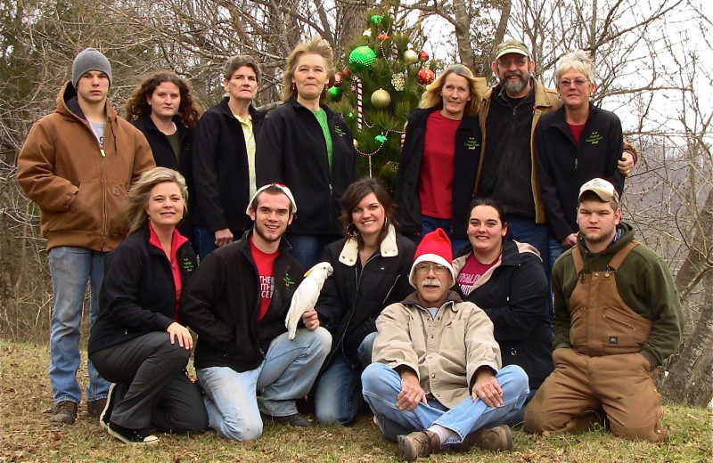 Family reunion at Buffalo Outdoor Center.