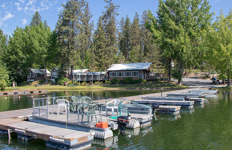 Marina at Silver Beach Resort.
