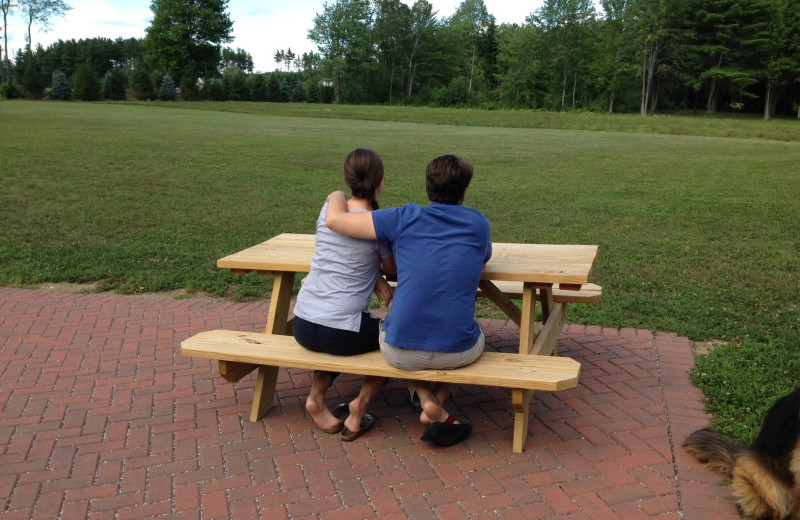 Couple at Avaloch Farm.