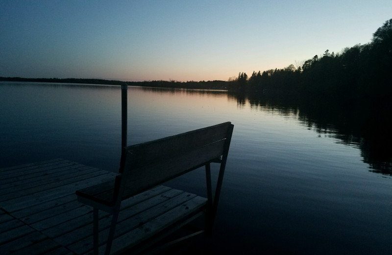 Lake view at Eagle Ridge Resort.