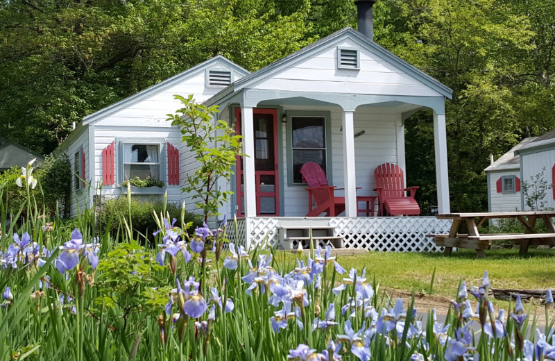 Cottage exterior at Cottage Place on Squam Lake.