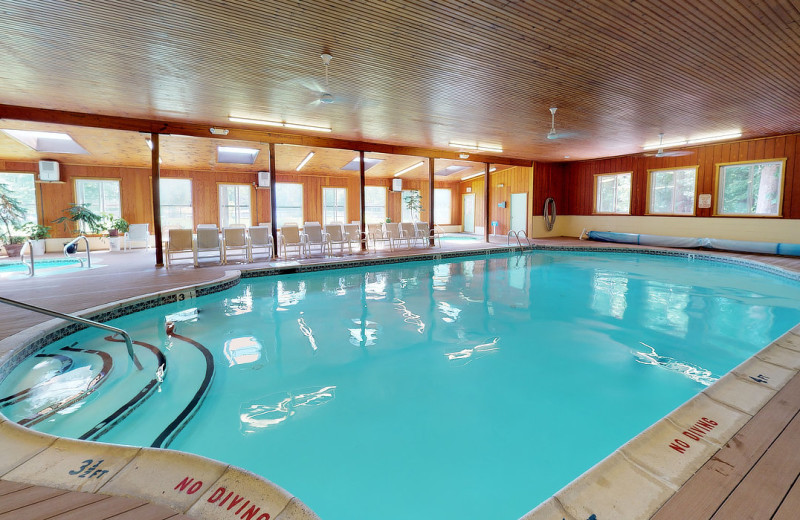 Indoor pool at Otter Lake Camp Resort.