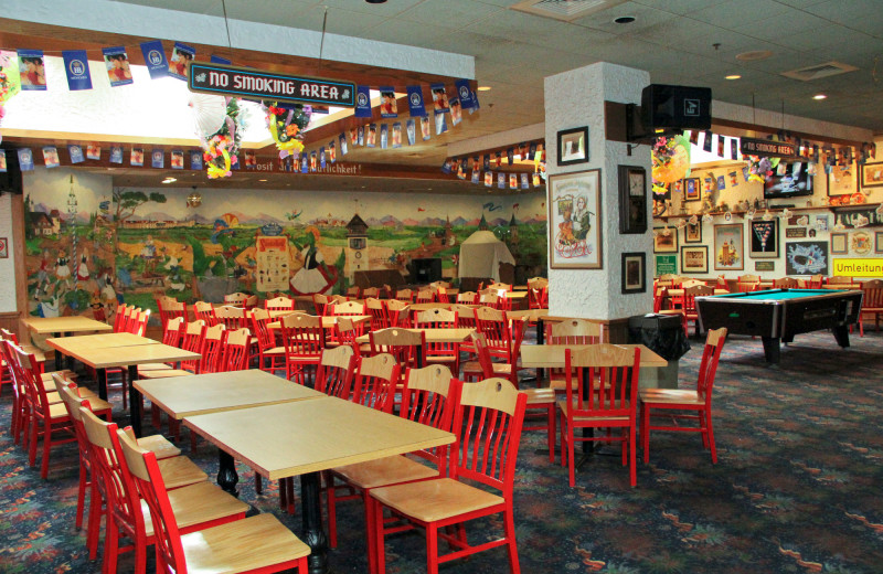 Dining at Bavarian Inn of Frankenmuth.