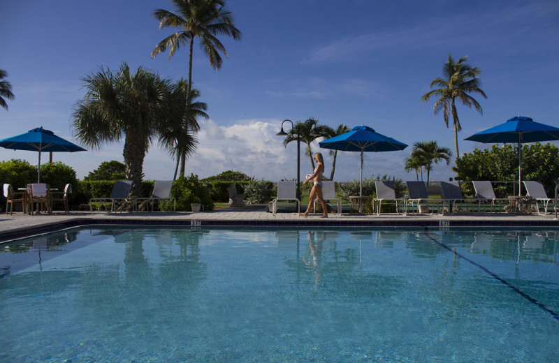 Outdoor pool at West Wind Inn.