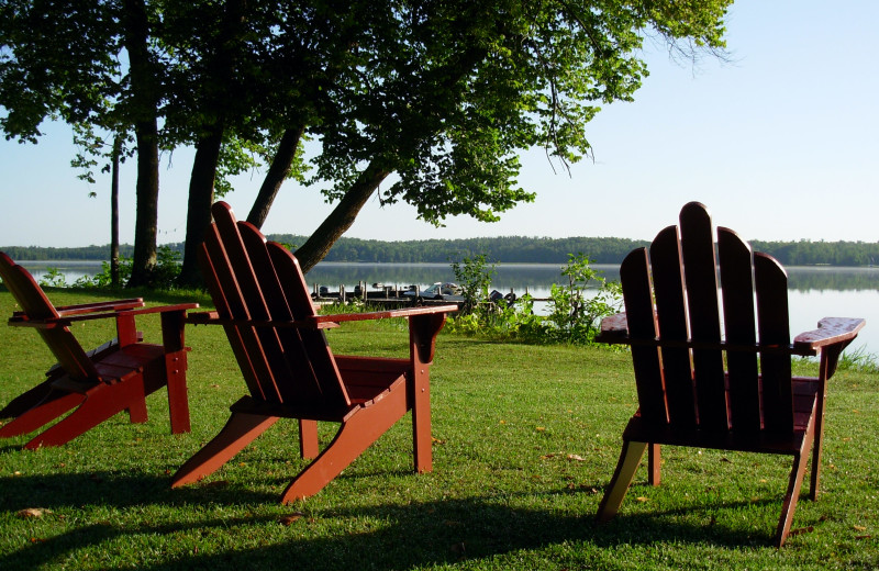 Lake view at Sunset Point Resort.