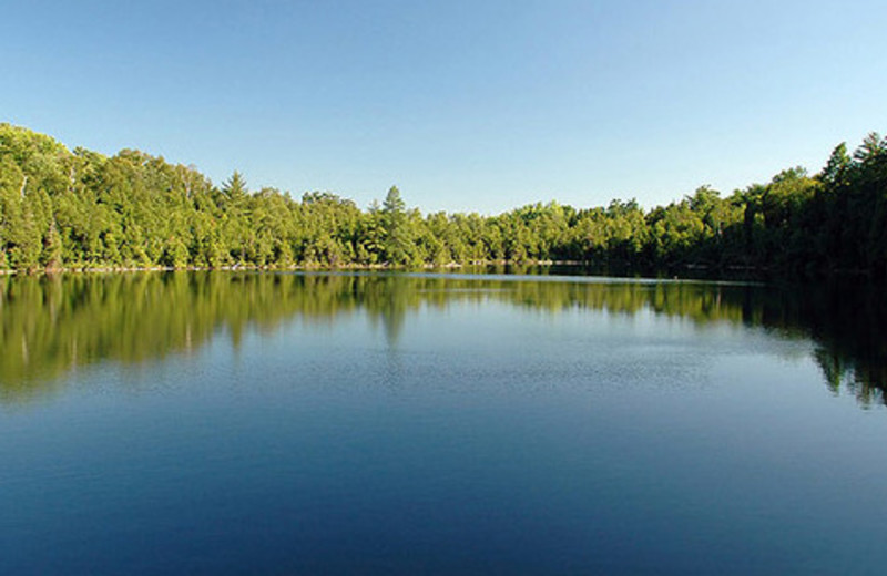 Lake view at Three Bears Lodge.