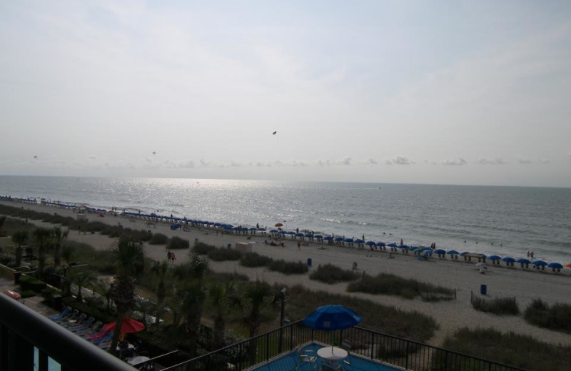 Balcony View at Holiday Sands Resort
