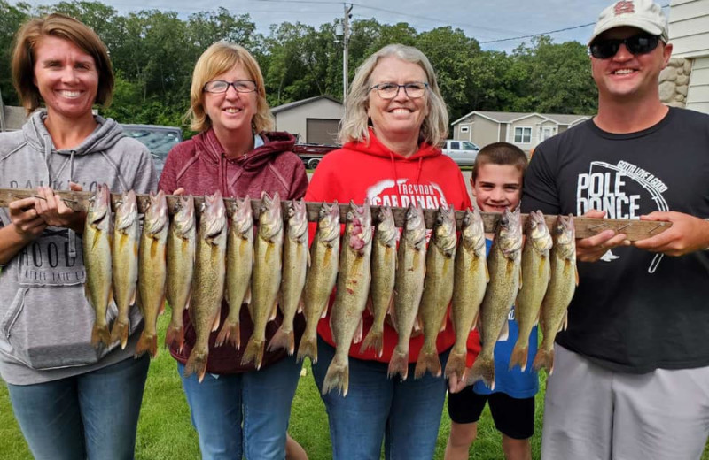 Fishing at Barky's Resort.