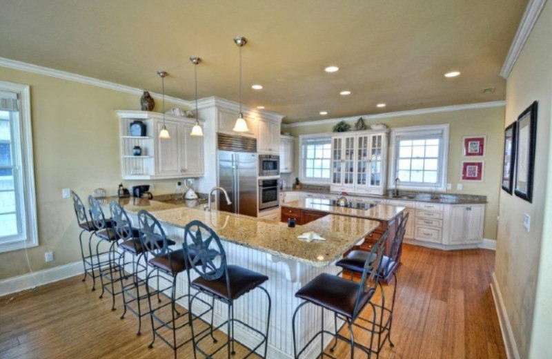 Rental kitchen at Treasure Realty.