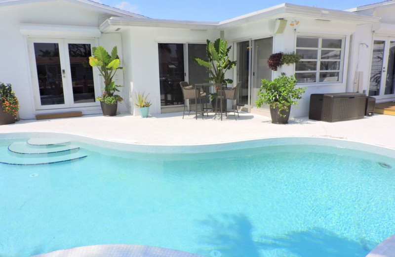 Rental pool at ValGal Vacation Rentals.