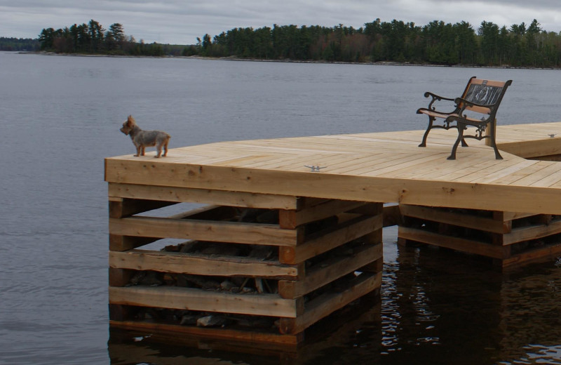 Dock at Park Point Resort.