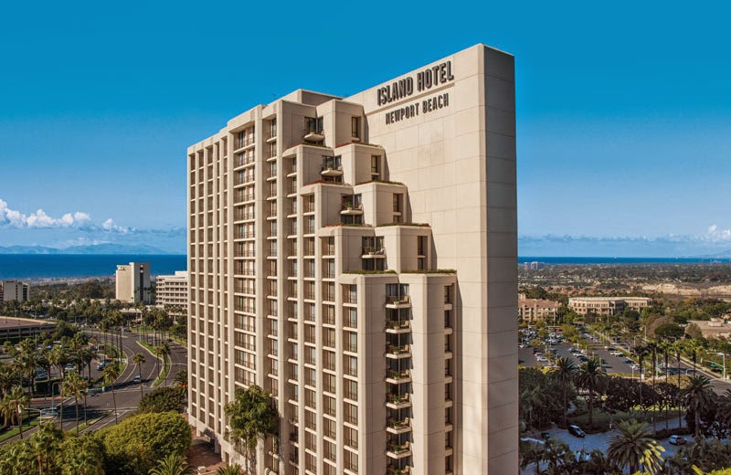 Exterior view of Island Hotel Newport Beach.