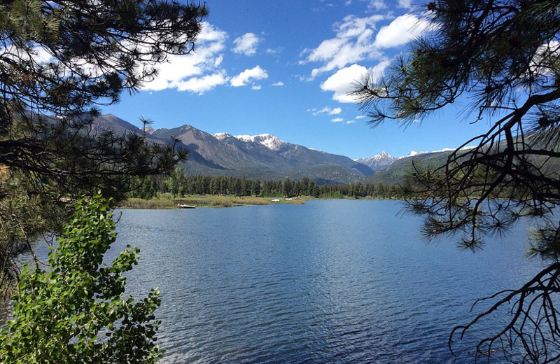 View from Lone Wolf Cabins and Getaway.