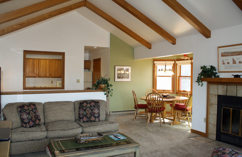 Guest living room at Ferringway Condominiums.