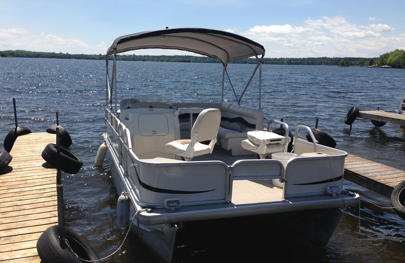 Lake view at St Germain Lodge.