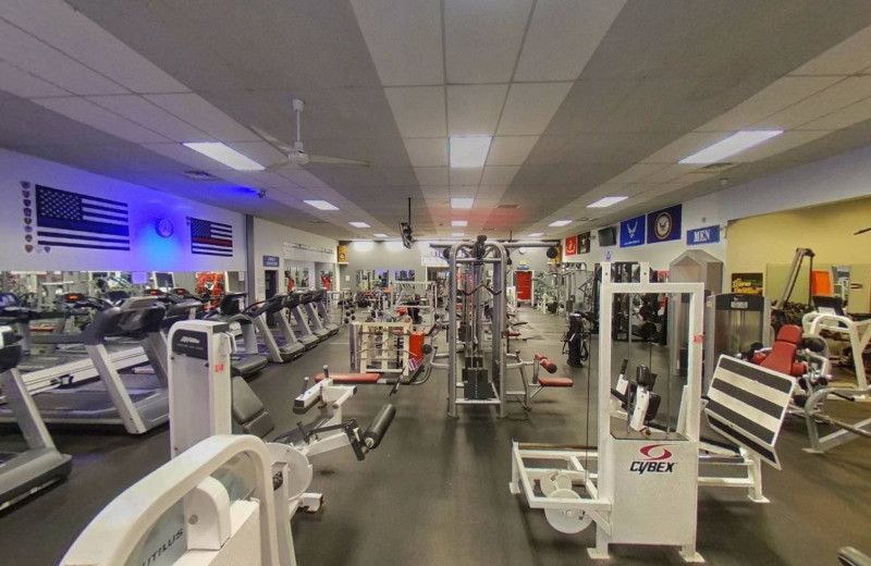 Fitness center at Inn At Lake Joseph.