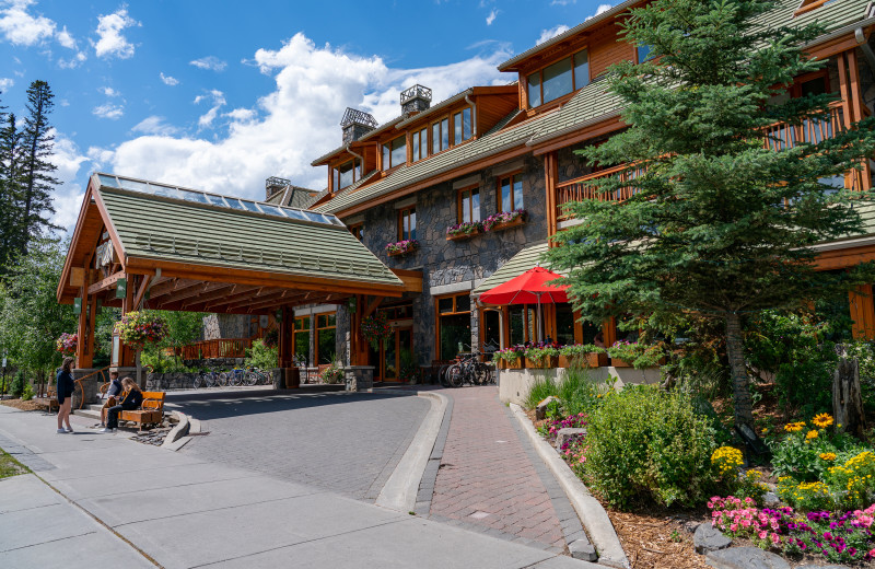 Exterior view of The Fox Hotel & Suites in Banff.