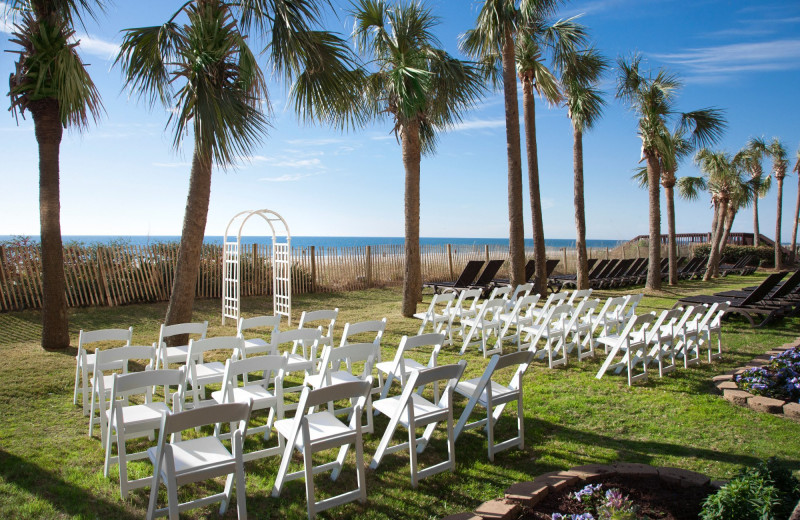 Wedding ceremony at Ocean Reef Resort.