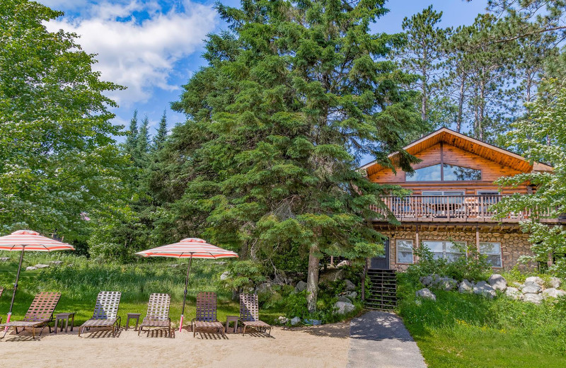 Cabin exterior at White Eagle Resort.