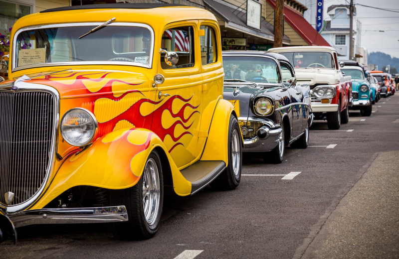 Old cars at Old Town Inn.