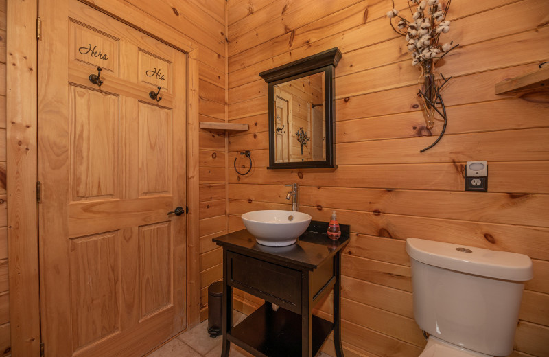 Bathroom at American Patriot Getaways - All Hours.