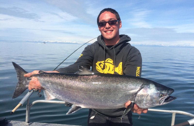 Fishing at Jimmie Jack's Alaska Fishing Lodges.