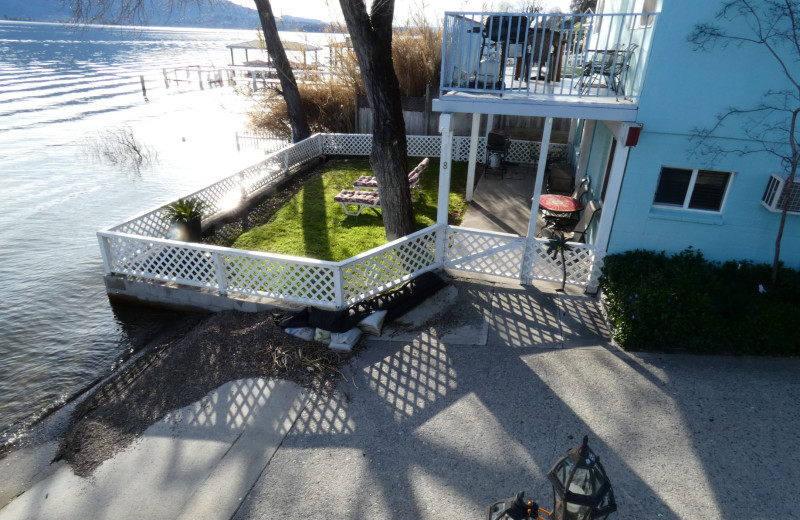 Exterior view of Blue Fish Cove Resort.