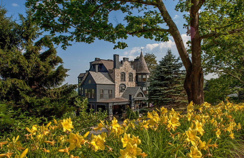 Exterior view of Norumbega Inn.