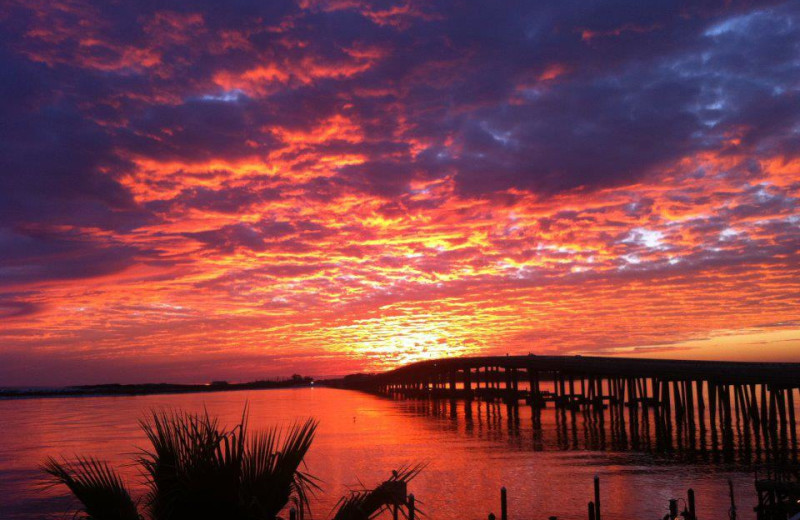Sunset at The Palms of Destin Resort & Conference Center.