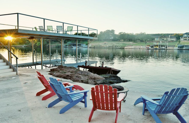 Lake view at Elk Lodge Vacation Home.