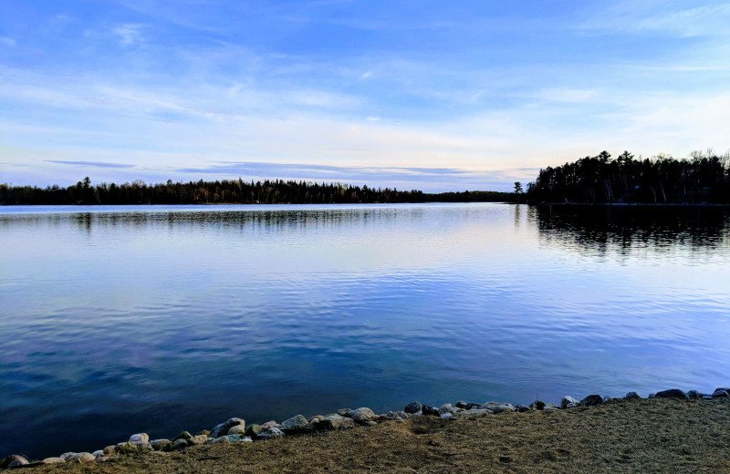 Lake view at Little Norway Resort.